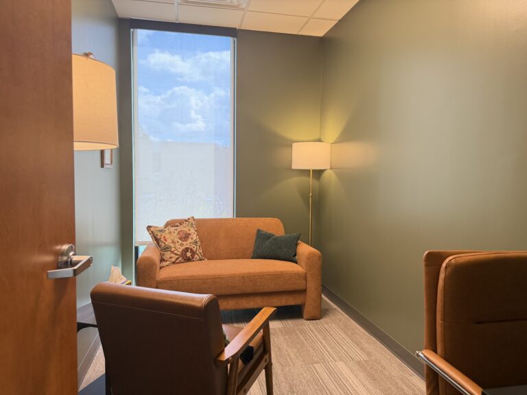 Fully furnished private windowed office ready for lease